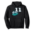 11Th Birthday Soccer Ball Shoes Football Hoodie - Unique Graphic Men Women - T-Shirt, Sweatshirt, Hoodie
