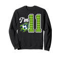 11Th Soccer Birthday Party Eleven Sweatshirt - Novelty Apparel for Adults - T-Shirt, Sweatshirt, Hoodie