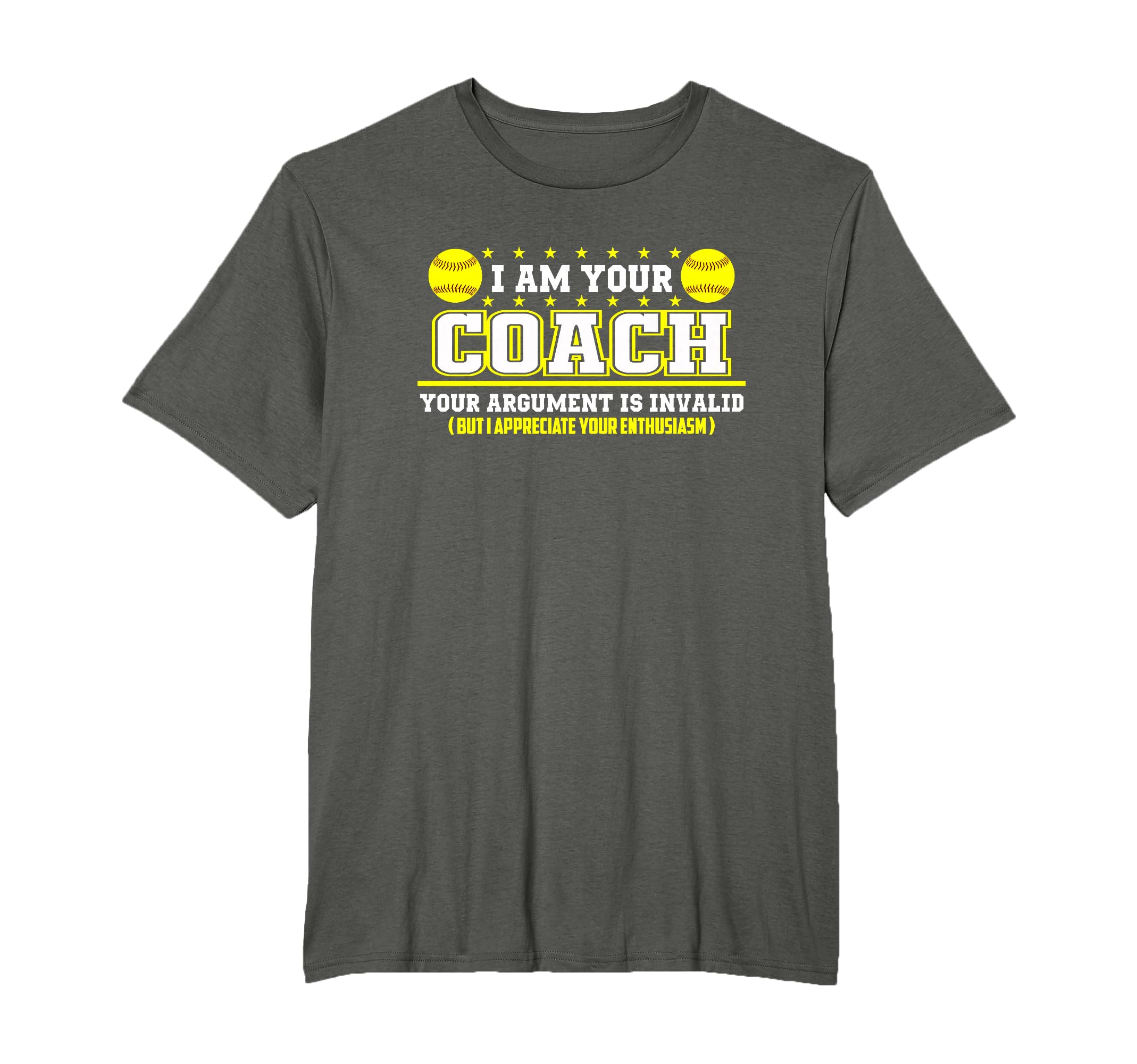 Funny Softball Coach Coaching Staff T T-Shirt - Unique Graphic for Adults - T-Shirt, Sweatshirt, Hoodie