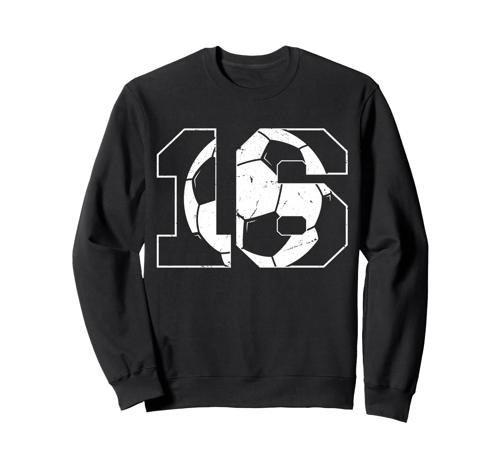 16Th Birthday Soccer Player Sweatshirt - Minimalist Print Men Women - T-Shirt, Sweatshirt, Hoodie