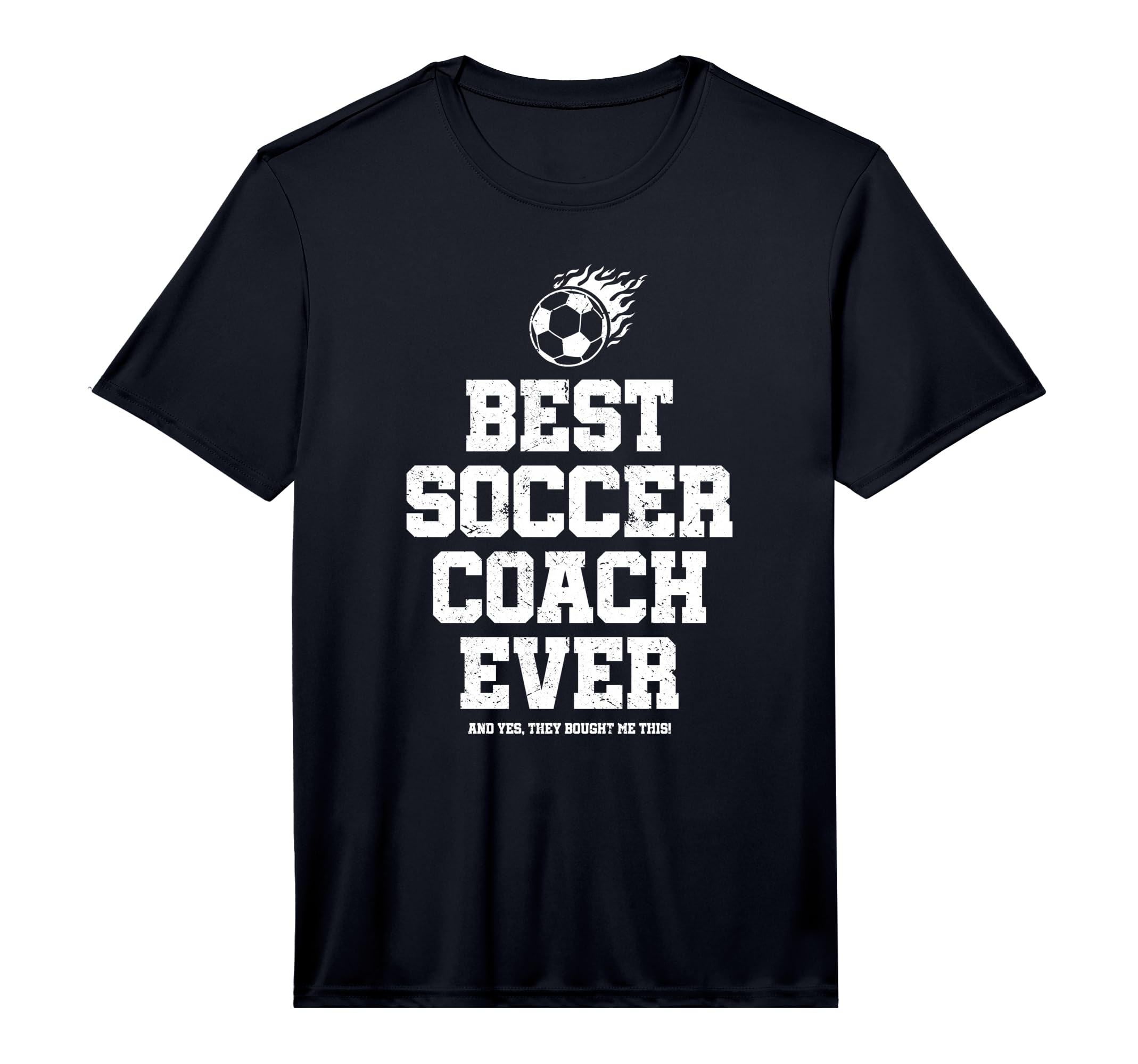 Mens Best Soccer Coach Ever T-Shirt - Fun Novelty Design for Adults - T-Shirt, Sweatshirt, Hoodie