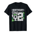 2 Year Old Birthday Soccer Party 2Nd T-Shirt - Minimalist Print Unisex - T-Shirt, Sweatshirt, Hoodie