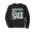 11Th Birthday Soccer Party 11 Year Sweatshirt - Minimalist Print Men Women - T-Shirt, Sweatshirt, Hoodie