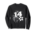 14Th Birthday Soccer Player Sweatshirt - Casual Everyday Wear Unisex - T-Shirt, Sweatshirt, Hoodie
