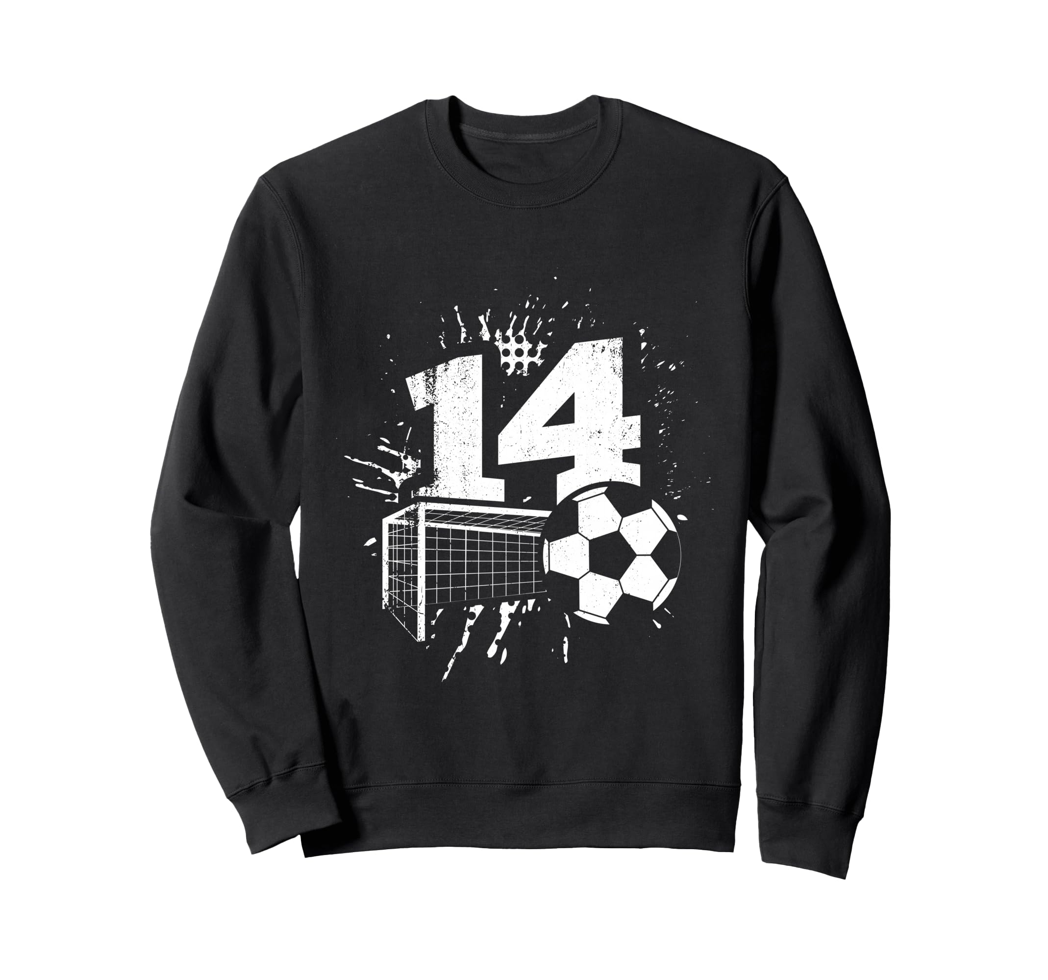 14Th Birthday Soccer Player Sweatshirt - Casual Everyday Wear Unisex - T-Shirt, Sweatshirt, Hoodie