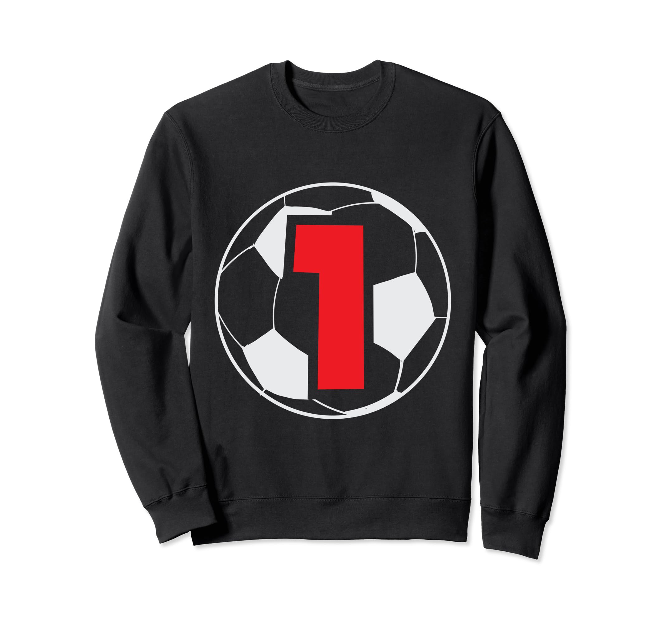 1St Birthday 1 Year Soccer Football Sweatshirt - Trendy Graphic Men Women - T-Shirt, Sweatshirt, Hoodie