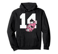 14 Soccer Birthday Gift Soccer Fan Sports Hoodie - Trendy Graphic Unisex - T-Shirt, Sweatshirt, Hoodie