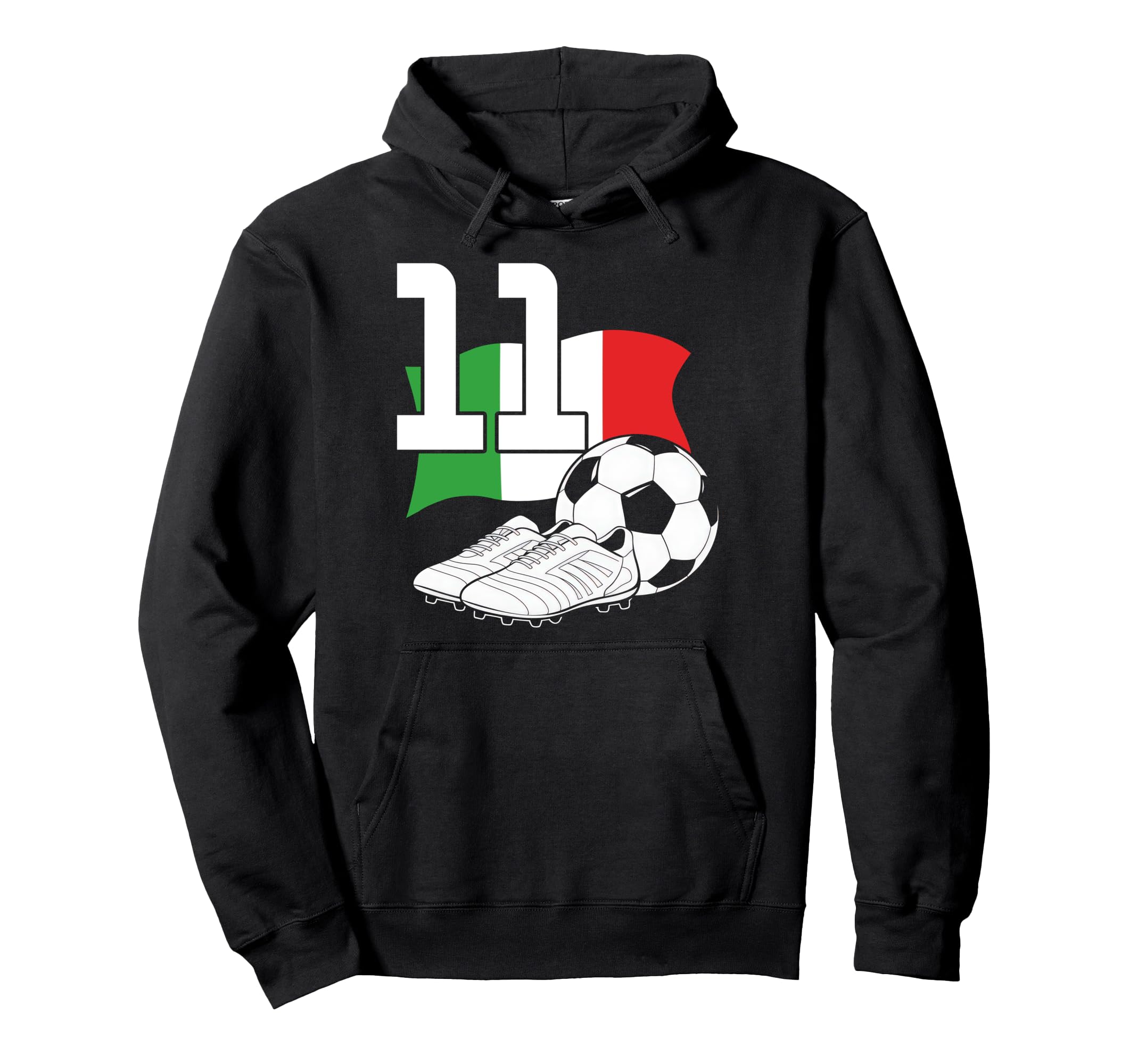 11 Soccer Birthday Gift Soccer Fan Hoodie - Novelty Apparel for Adults - T-Shirt, Sweatshirt, Hoodie
