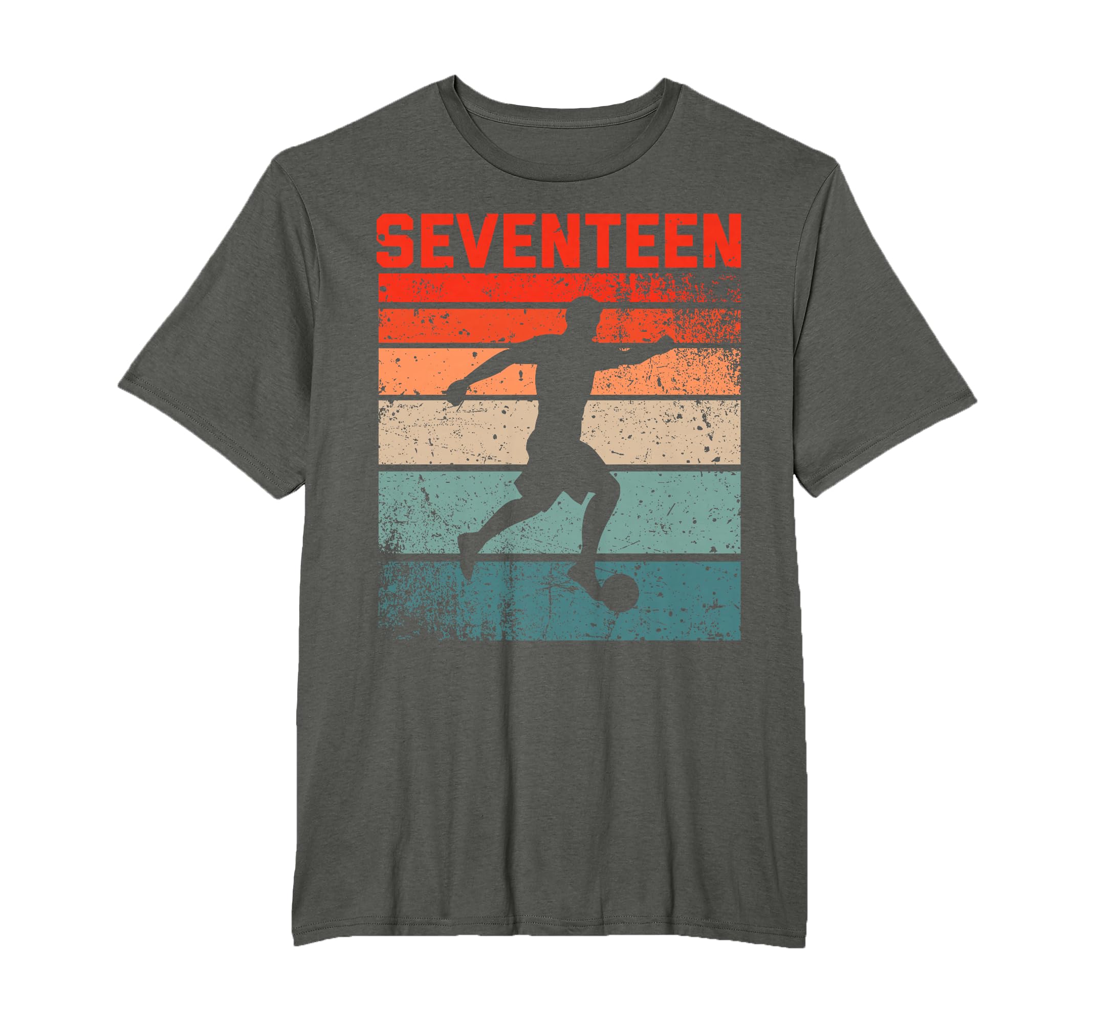 17Th Birthday Soccer 17 Years Old T-Shirt - Graphic Print Men Women - T-Shirt, Sweatshirt, Hoodie