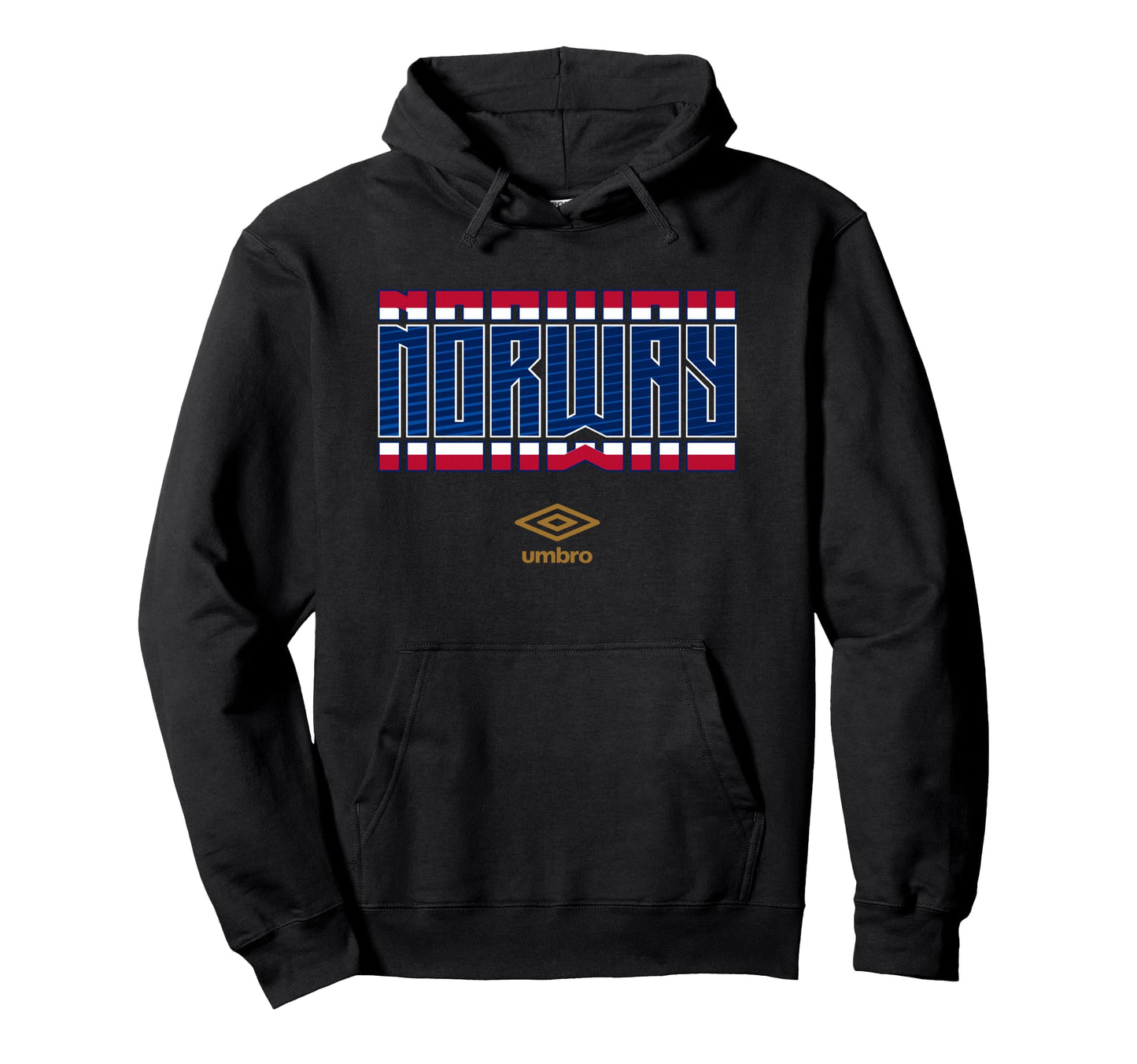 Umbro International Soccer Norway Stacked Hoodie - Graphic Print Men Women - T-Shirt, Sweatshirt, Hoodie