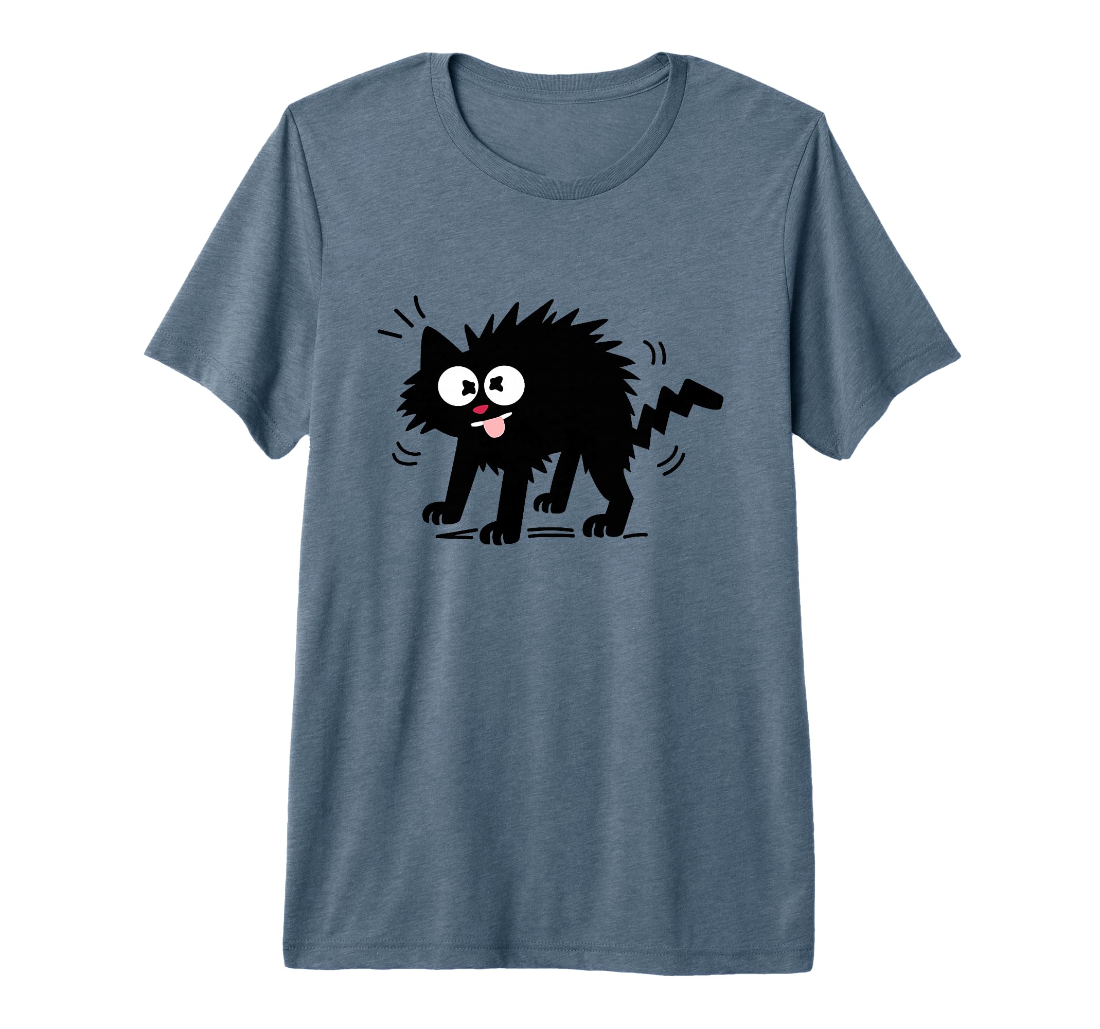 Funny Goofy Silly Black Cat Gift Mom Dad T-Shirt - Unique Graphic Unisex - T-Shirt, Sweatshirt, Hoodie