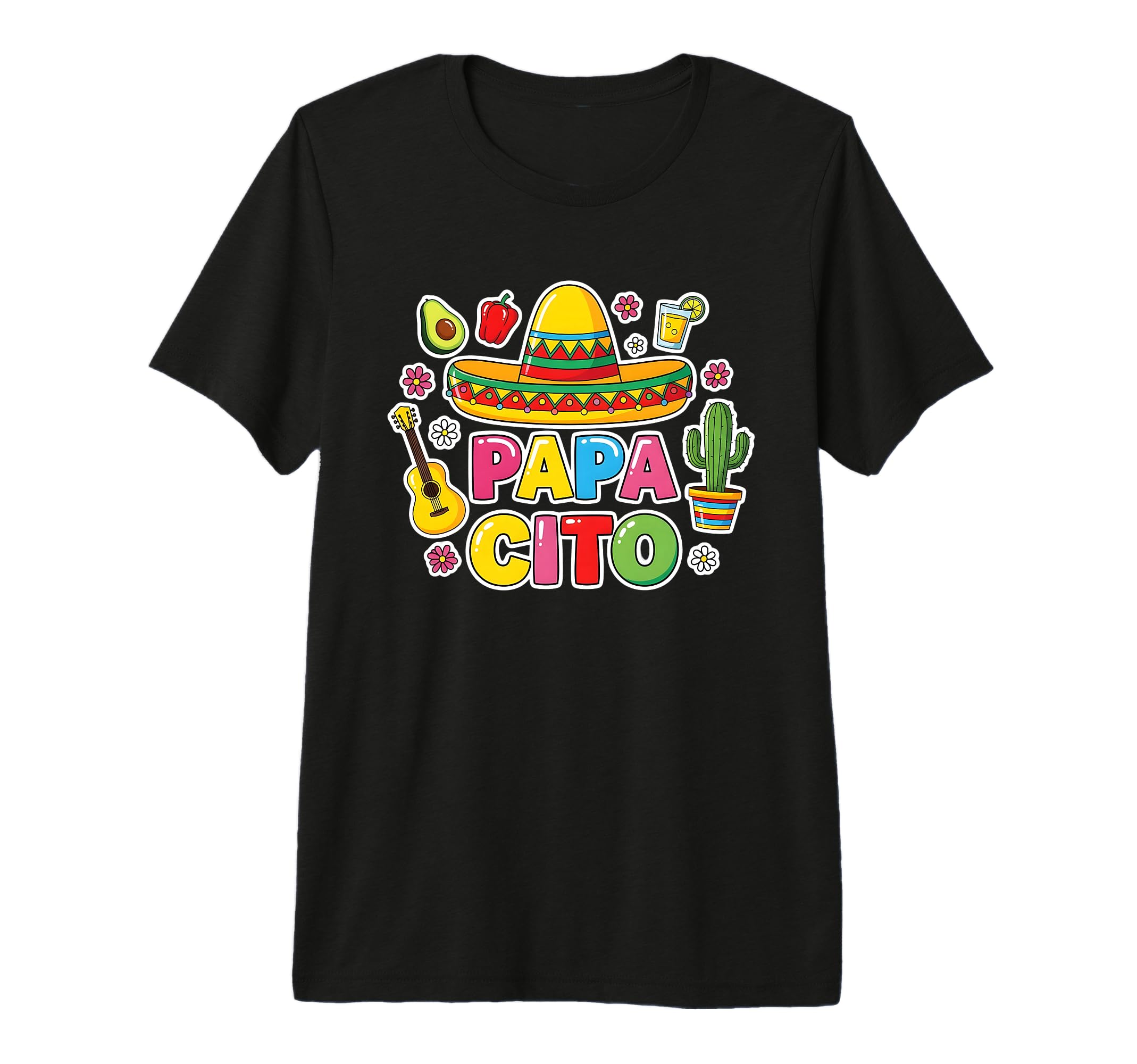 Papacito Family Sombrero Cinco De Mayo T-Shirt - Unique Graphic for Adults - T-Shirt, Sweatshirt, Hoodie