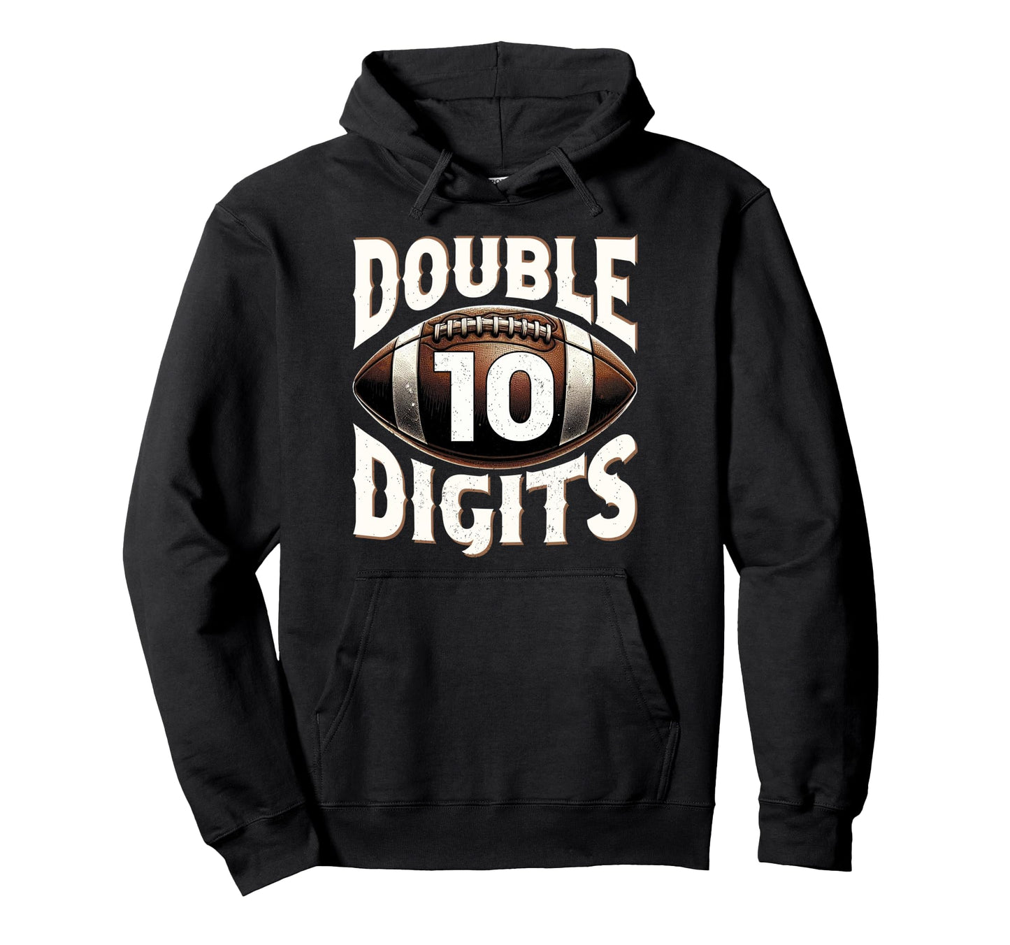 Double Digits Birthday Decorations 10 Hoodie - Custom Art Print Men Women - T-Shirt, Sweatshirt, Hoodie