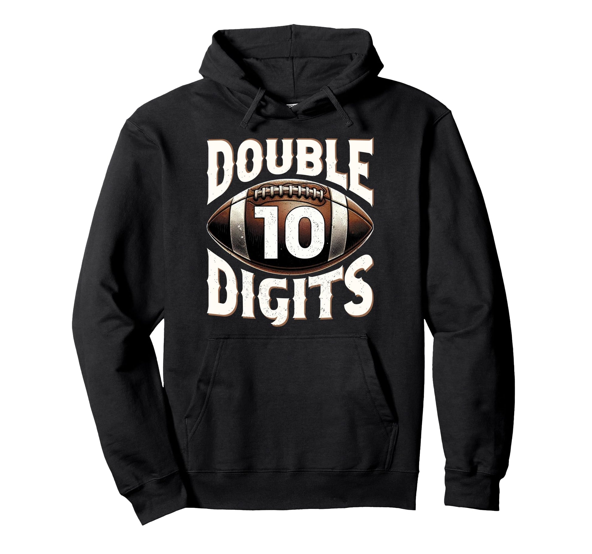 Double Digits Birthday Decorations 10 Hoodie - Custom Art Print Men Women - T-Shirt, Sweatshirt, Hoodie