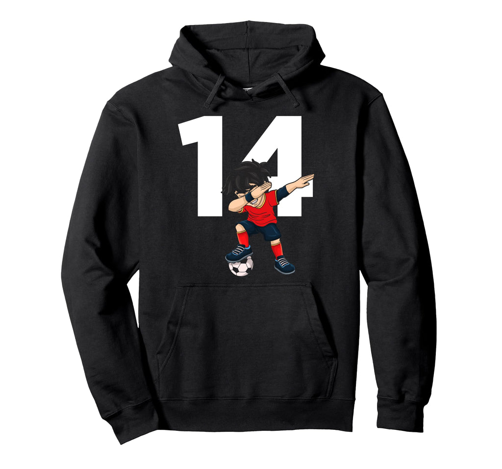 14 Soccer Birthday Gift Soccer Fan Hoodie - Aesthetic Graphic for Adults - T-Shirt, Sweatshirt, Hoodie