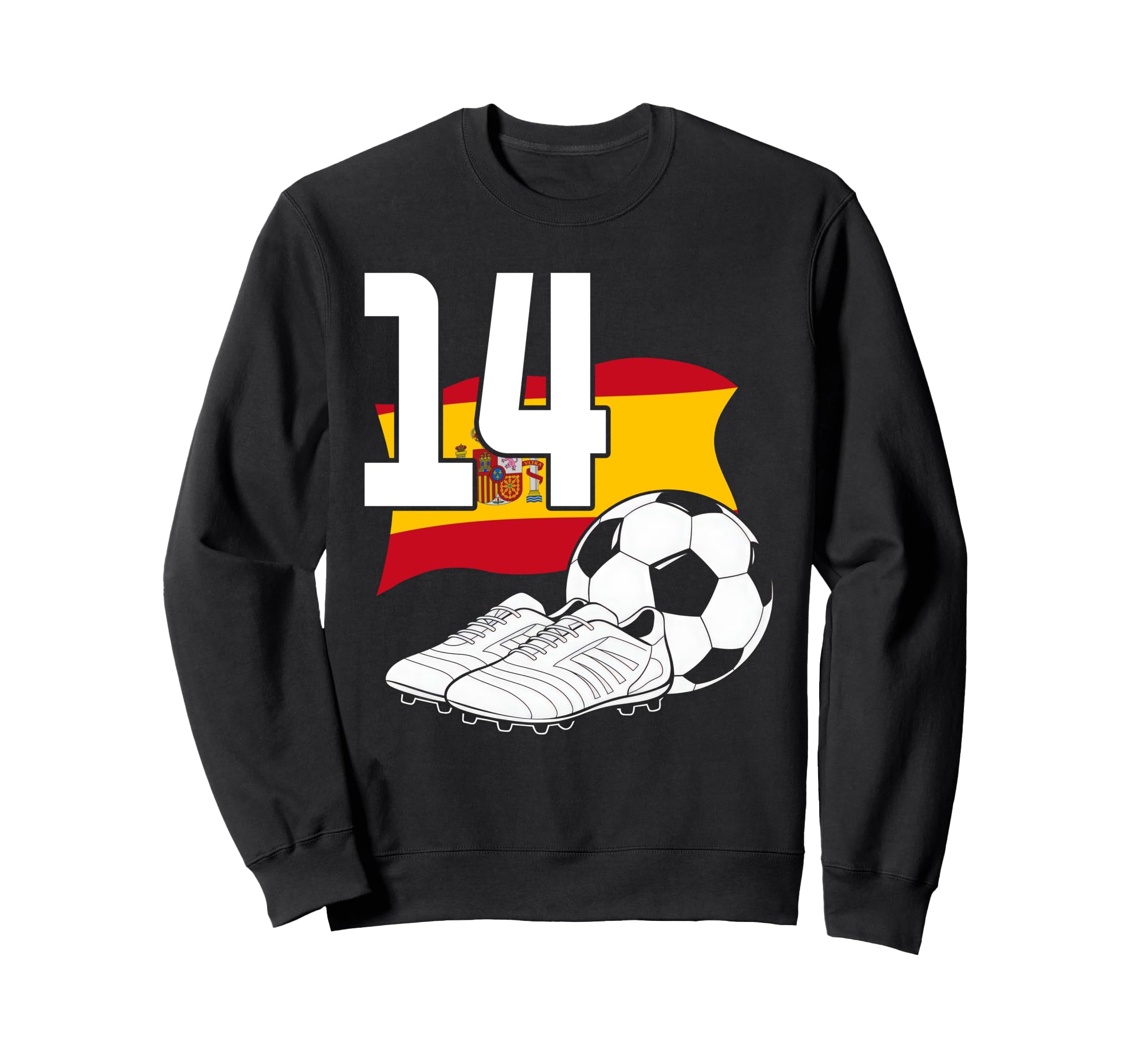 14 Soccer Birthday Gift Soccer Fan Sweatshirt - Novelty Apparel Men Women - T-Shirt, Sweatshirt, Hoodie