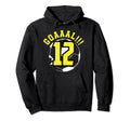 12Th Birthday 12 Years Soccer Football Hoodie - Minimalist Print Unisex - T-Shirt, Sweatshirt, Hoodie