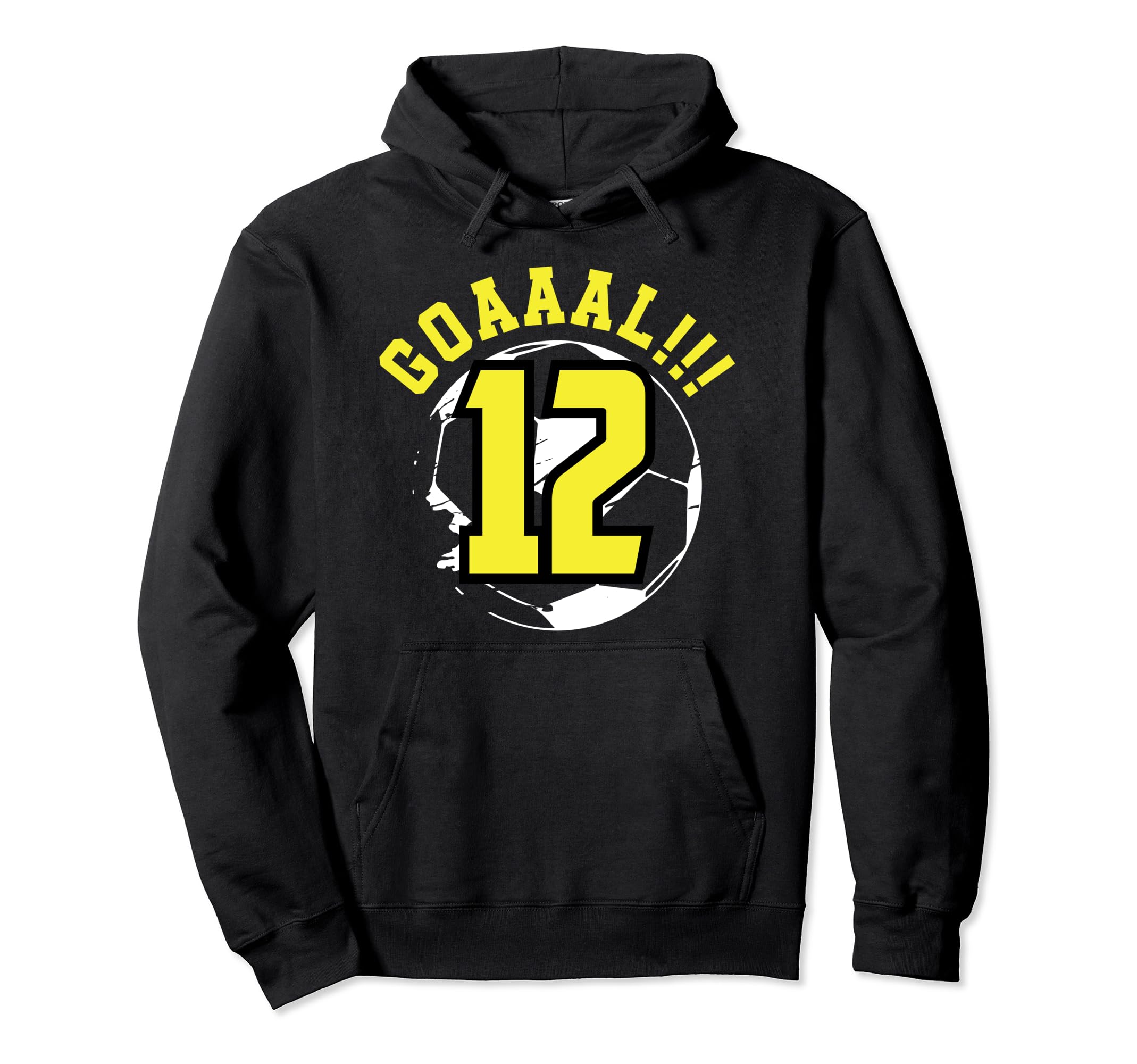 12Th Birthday 12 Years Soccer Football Hoodie - Minimalist Print Unisex - T-Shirt, Sweatshirt, Hoodie