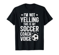 This Is My Soccer Coach Voice Soccer T-Shirt - Unique Graphic for Adults - T-Shirt, Sweatshirt, Hoodie