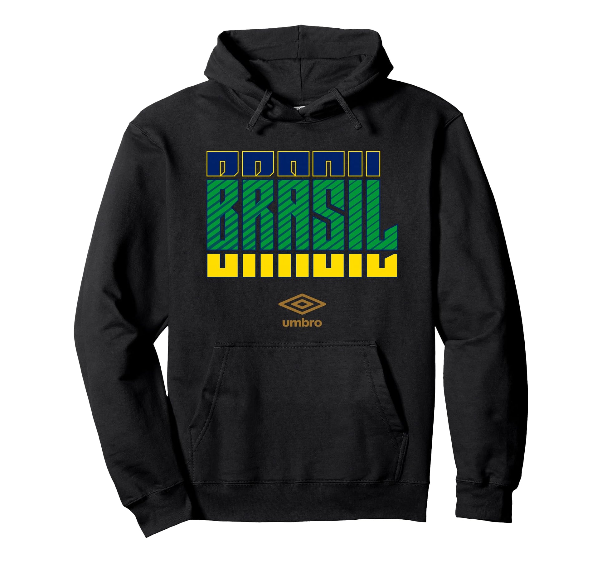 Umbro International Soccer Brazil Hoodie - Graphic Print for Adults - T-Shirt, Sweatshirt, Hoodie