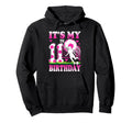 11 Year Old Birthday Soccer Themed Hoodie - Aesthetic Graphic for Adults - T-Shirt, Sweatshirt, Hoodie