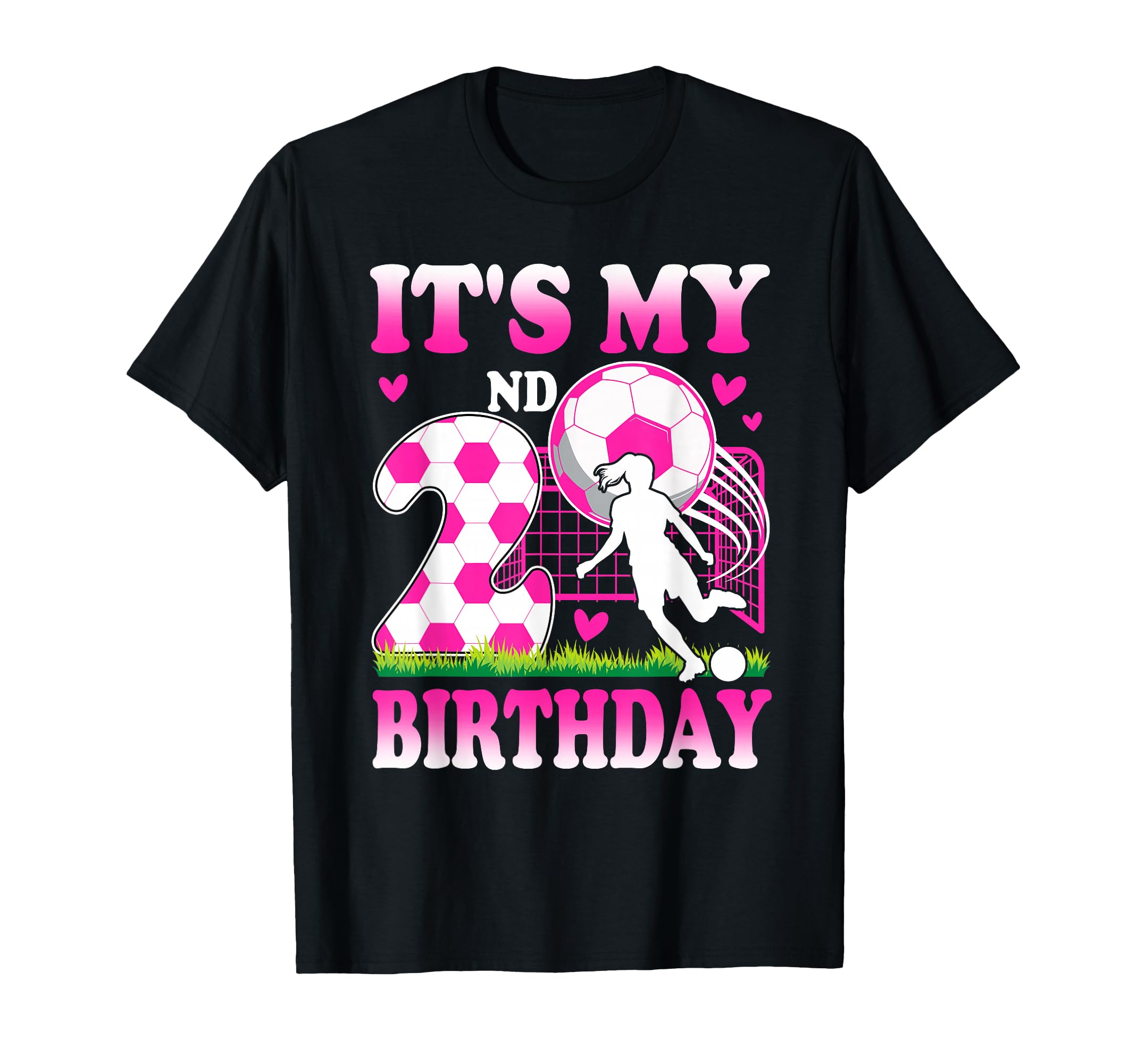 2 Year Old Birthday Soccer Themed Party 2Nd T-Shirt - Graphic Print Unisex - T-Shirt, Sweatshirt, Hoodie