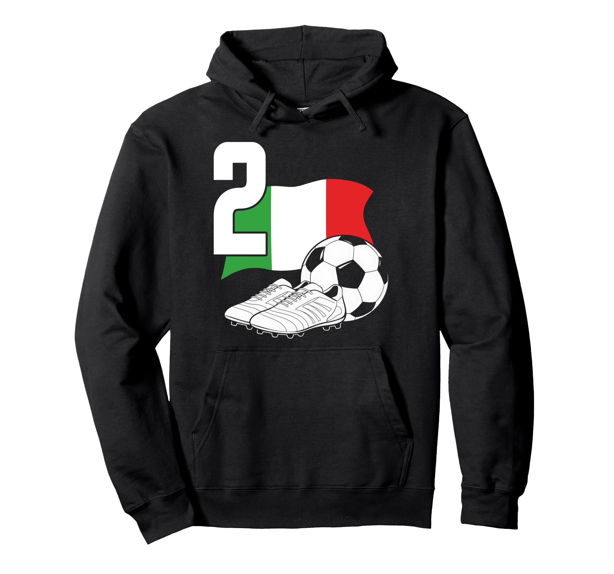 2 Soccer Birthday Gift Soccer Fan Hoodie - Minimalist Print for Adults - T-Shirt, Sweatshirt, Hoodie