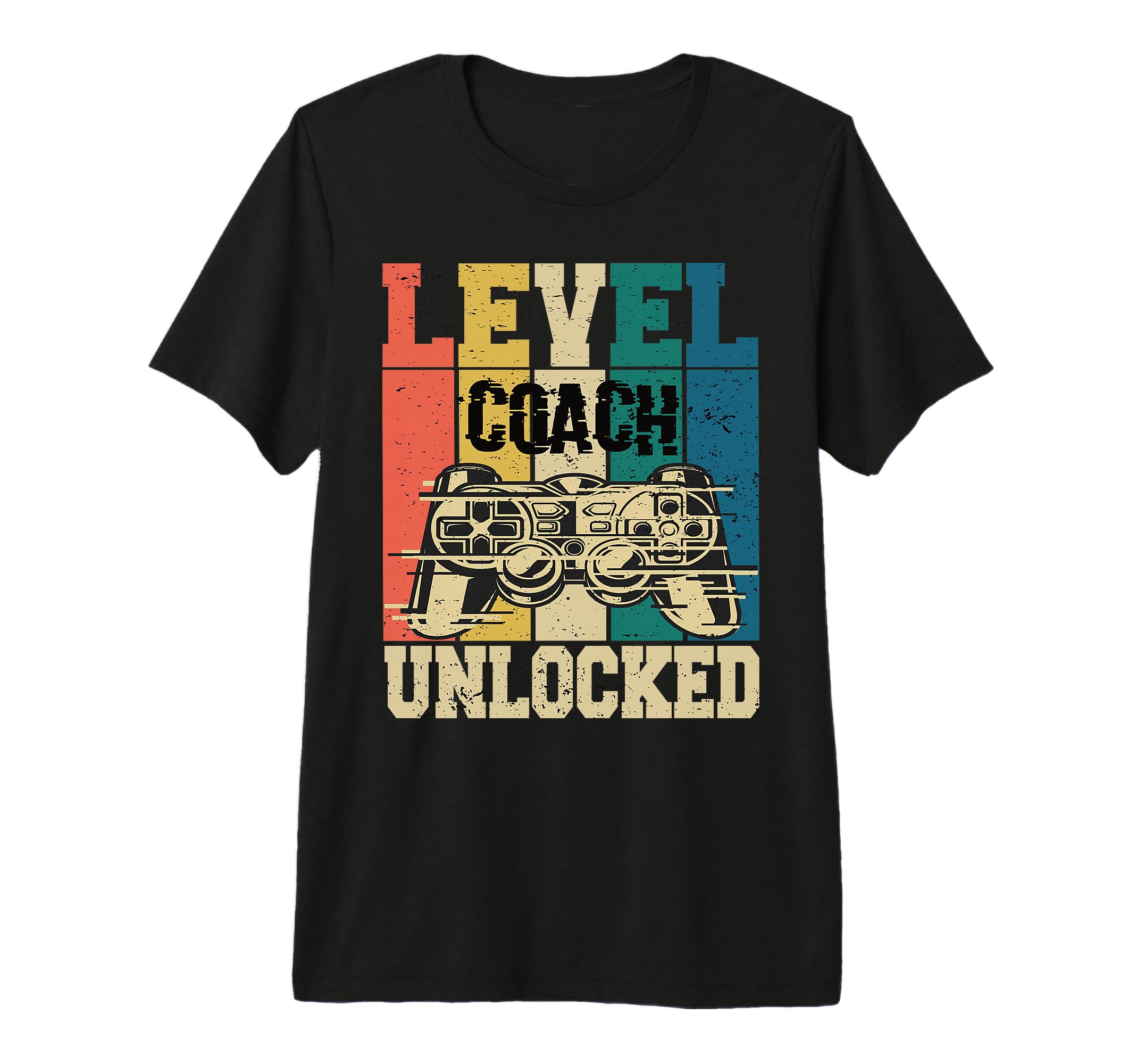 Level Coach Unlocked Trainer Soccer T-Shirt - Casual Everyday Wear Unisex - T-Shirt, Sweatshirt, Hoodie