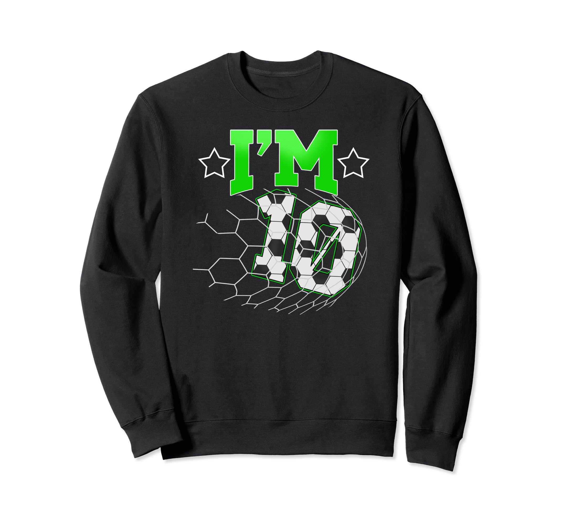10Th Birthday Party Soccer 10 Year Sweatshirt - Fun Novelty Design Unisex - T-Shirt, Sweatshirt, Hoodie