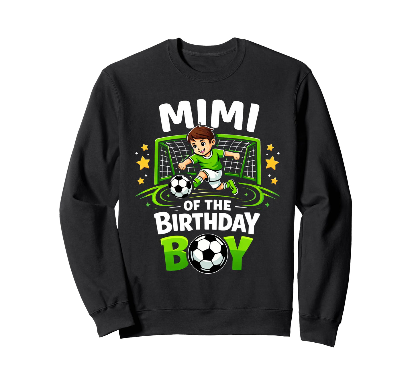 Mimi Birthday Soccer Ball Funny Sweatshirt - Novelty Apparel Men Women - T-Shirt, Sweatshirt, Hoodie