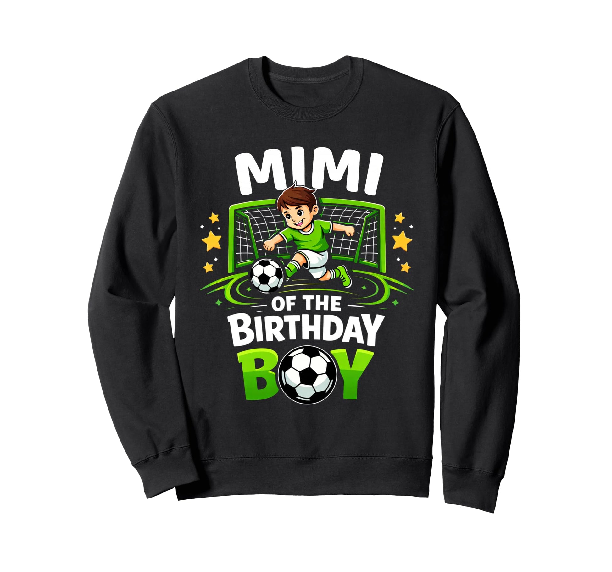 Mimi Birthday Soccer Ball Funny Sweatshirt - Novelty Apparel Men Women - T-Shirt, Sweatshirt, Hoodie