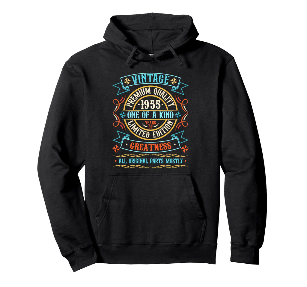 1955 T Shirts Funny 1955 Birthday Hoodie - Trendy Graphic Unisex - T-Shirt, Sweatshirt, Hoodie