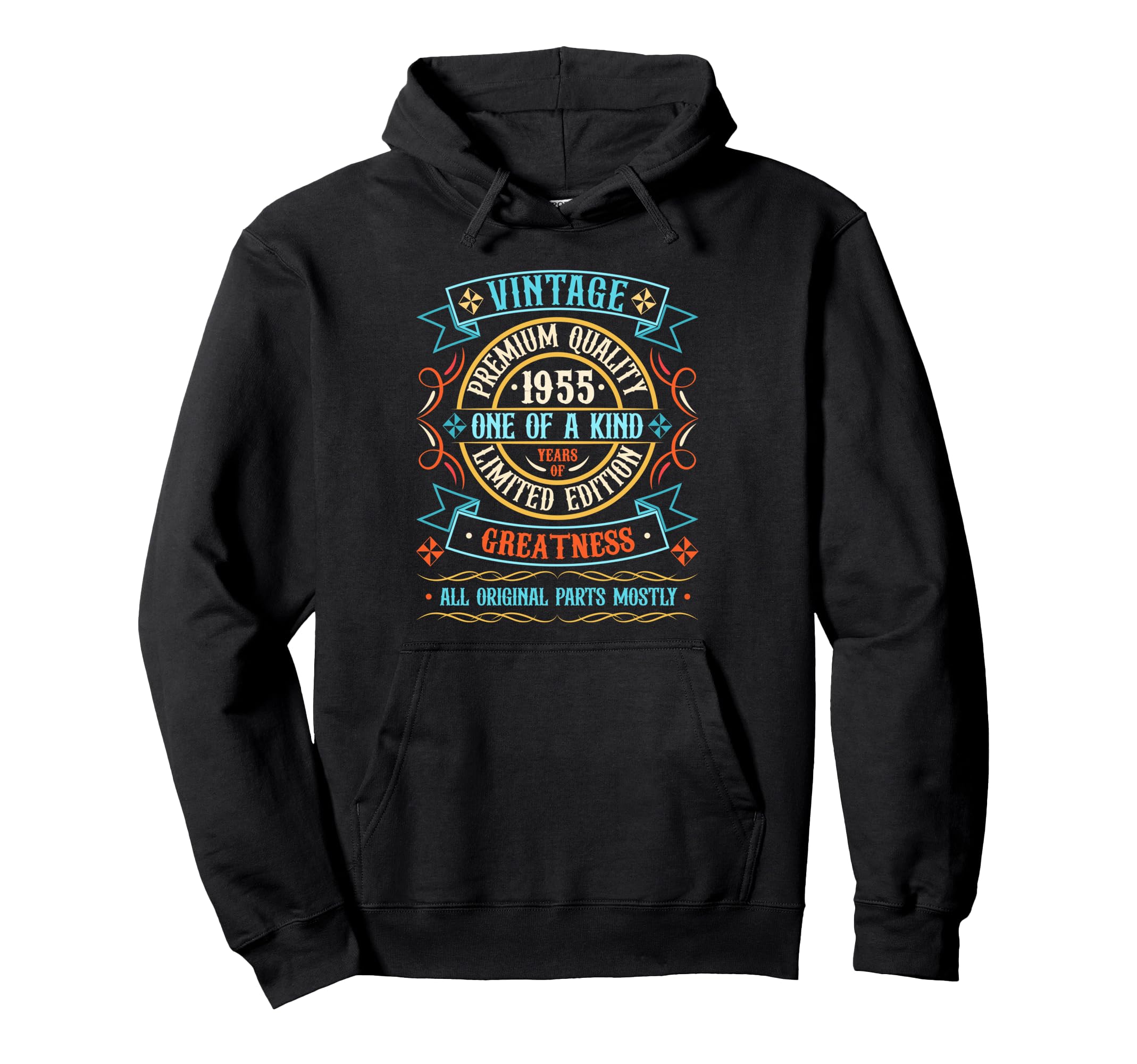 1955 T Shirts Funny 1955 Birthday Hoodie - Trendy Graphic Unisex - T-Shirt, Sweatshirt, Hoodie