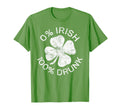 0 Irish 100 Drunk Drinking St Patricks T-Shirt - Unique Graphic for Adults - T-Shirt, Sweatshirt, Hoodie