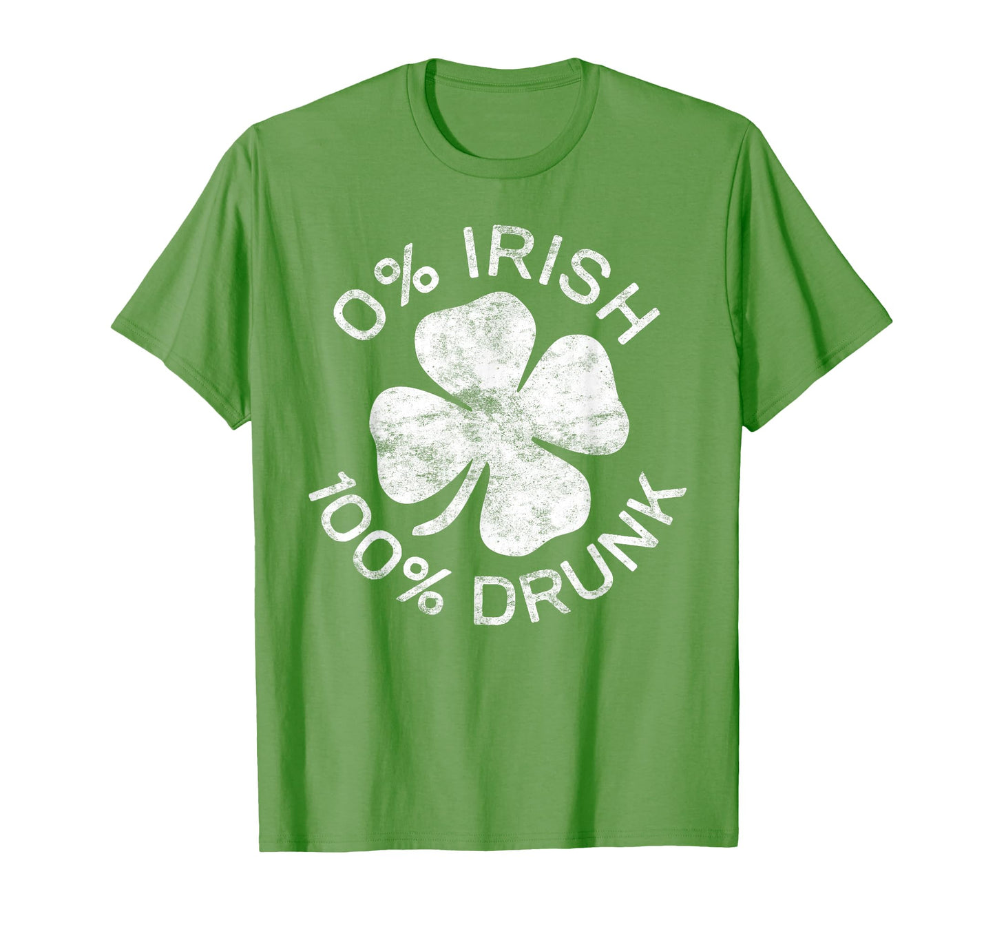 0 Irish 100 Drunk Drinking St Patricks T-Shirt - Unique Graphic for Adults - T-Shirt, Sweatshirt, Hoodie