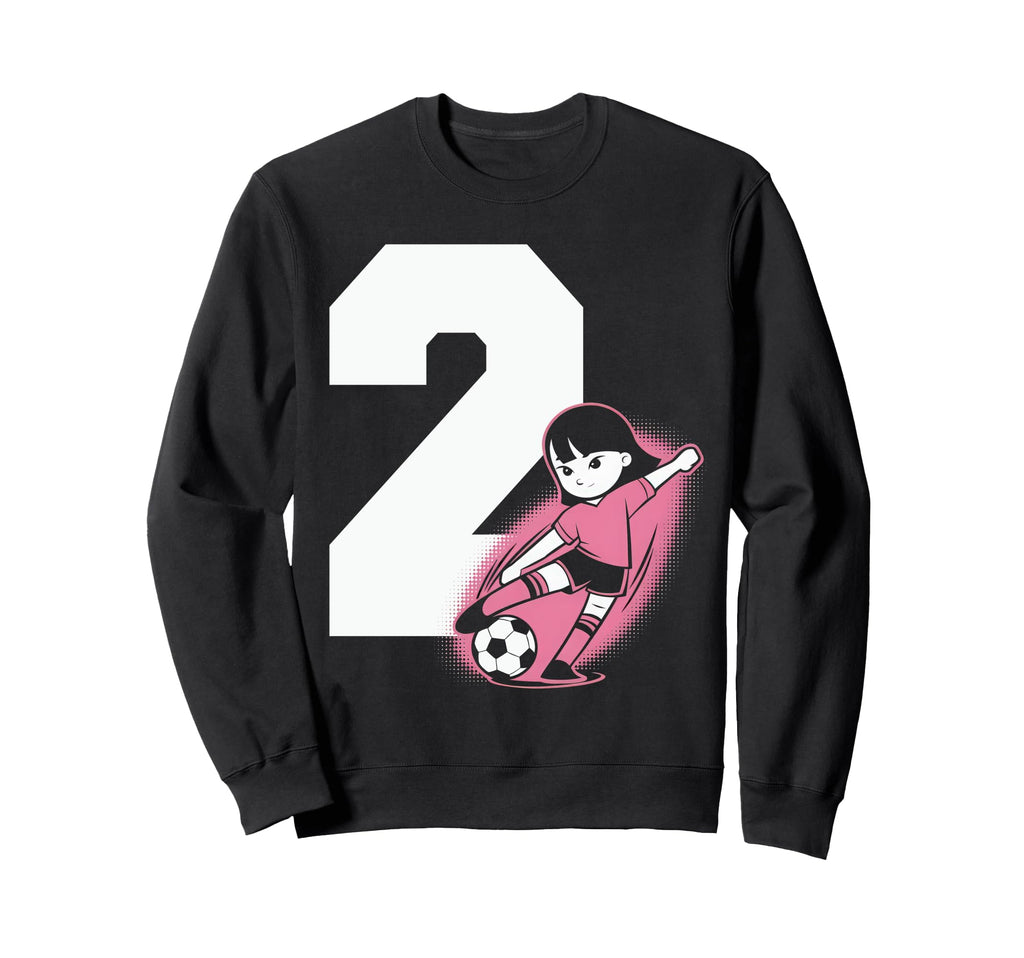 2 Soccer Birthday Gift Soccer Fan Sweatshirt - Unique Graphic for Adults - T-Shirt, Sweatshirt, Hoodie