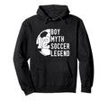 12 Years Myth Soccer Legend 12Th Birthday Hoodie - Graphic Print Men Women - T-Shirt, Sweatshirt, Hoodie