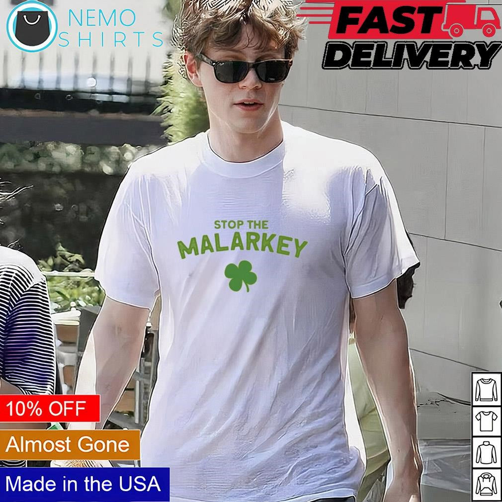 Stop the malarkey shamrock - Adult & Kids T-Shirts, Sweatshirts & Hoodies apparel design preview 4