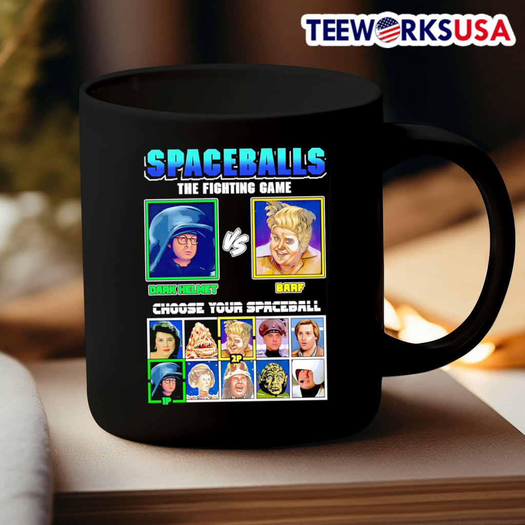 Spaceballs The Fighting game Dark Helmet vs Barf - Adult & Kids T-Shirts, Sweatshirts & Hoodies apparel design preview 3