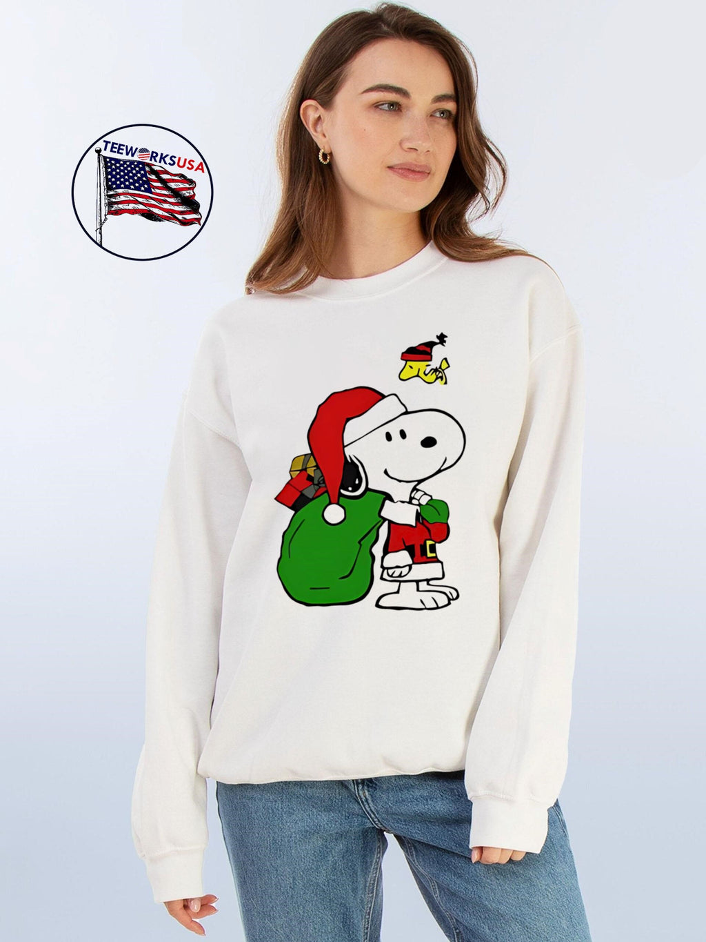 Santa Snoopy Christmas - Adult & Kids T-Shirts, Sweatshirts & Hoodies apparel design preview 4