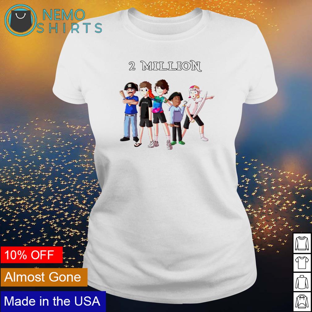 Baylen Levine 2 million subscribers - Adult & Kids T-Shirts, Sweatshirts & Hoodies apparel design preview 3