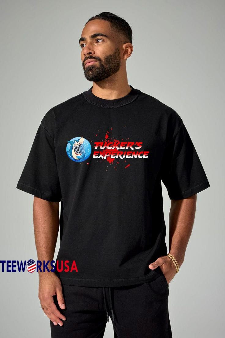 Tucker's Experience Shark Movie - Adult & Kids T-Shirts, Sweatshirts & Hoodies apparel design preview 3