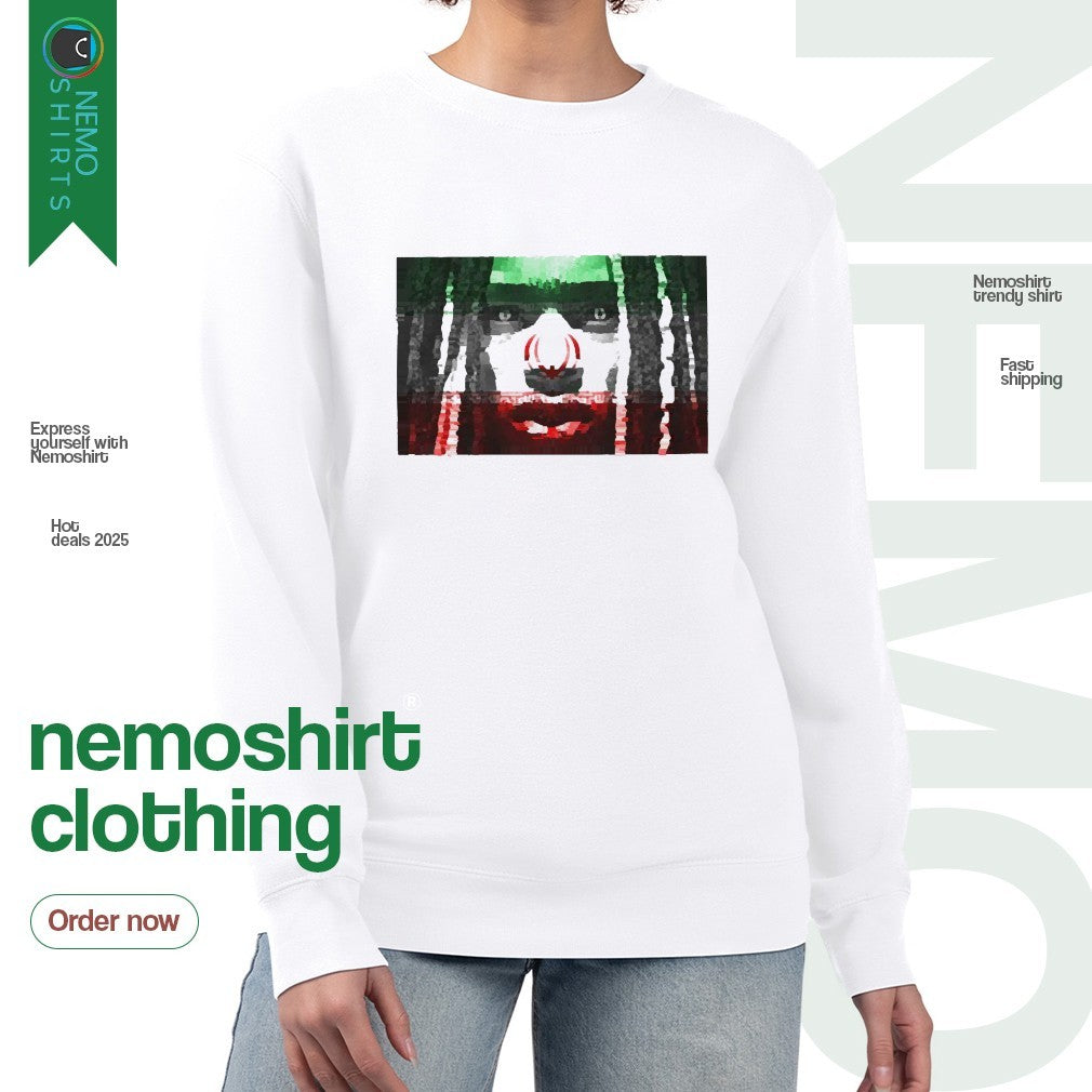 King Von Iran flag - Adult & Kids T-Shirts, Sweatshirts & Hoodies apparel design preview 4