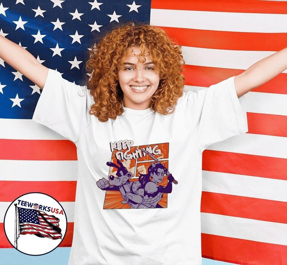 Allison and Tom Keep Fighting - Adult & Kids T-Shirts, Sweatshirts & Hoodies apparel design preview 7