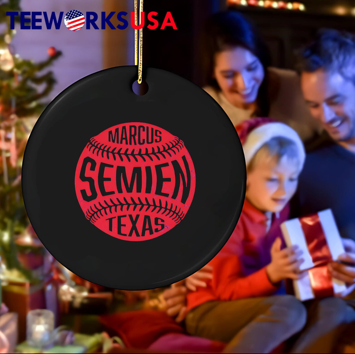 Marcus Semien Texas Vintage Baseball - Adult & Kids T-Shirts, Sweatshirts & Hoodies apparel design preview 4