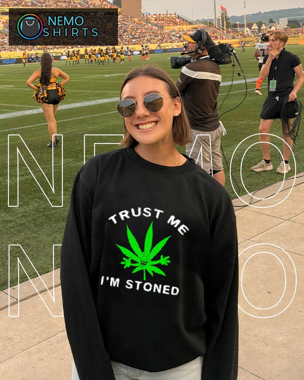Unisex Trust me I'm stoned cannabis Almost sold out - Adult & Kids T-Shirts, Sweatshirts & Hoodies apparel design preview 4