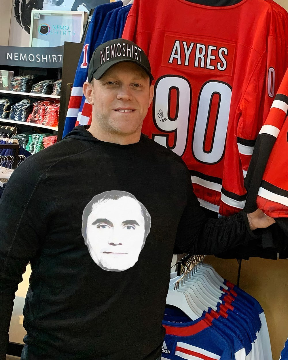 Kirk Cringe big head portrait - Adult & Kids T-Shirts, Sweatshirts & Hoodies apparel design preview 2