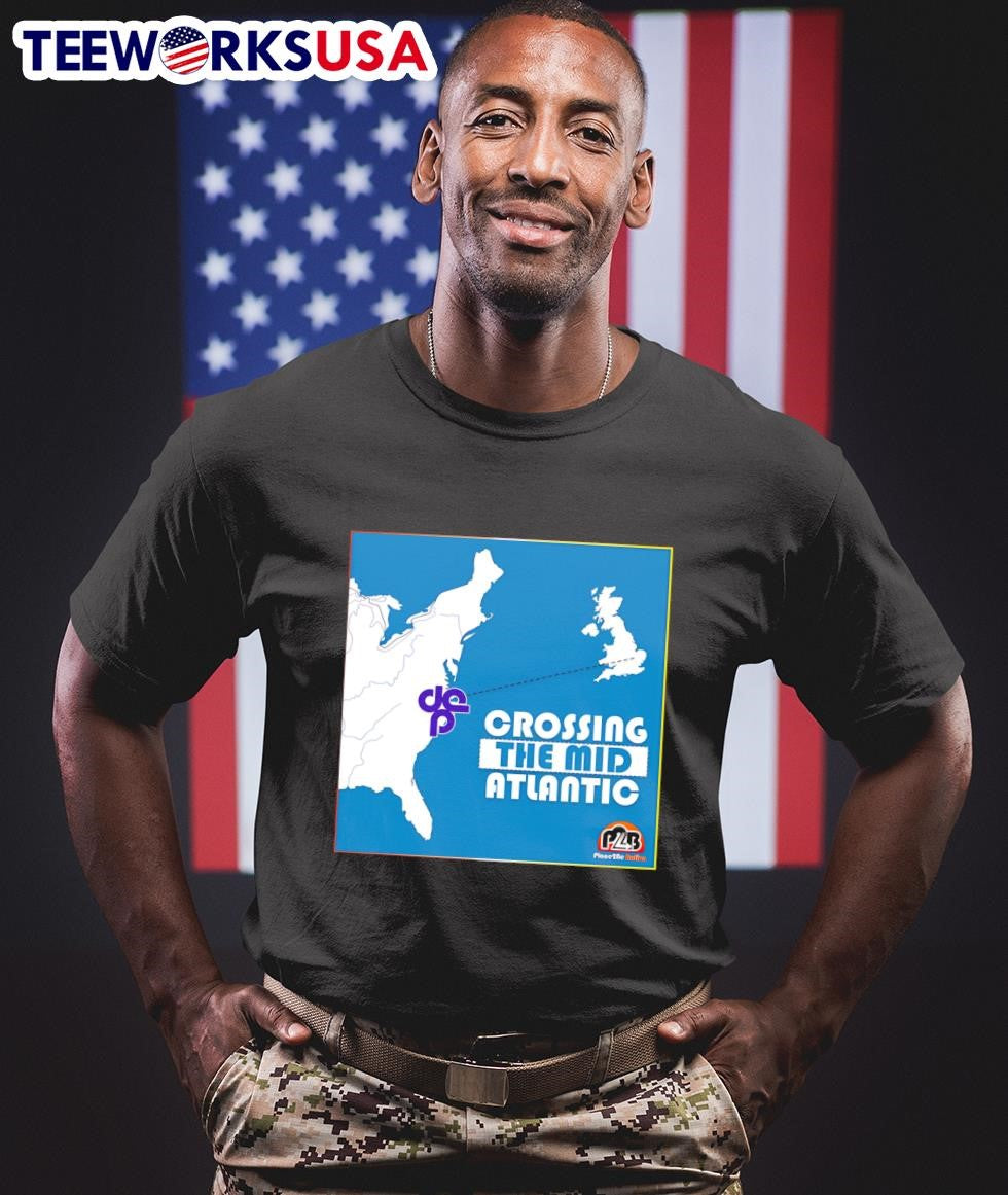 Memphis Continental crossing the mid Atlantic - Adult & Kids T-Shirts, Sweatshirts & Hoodies apparel design preview 1