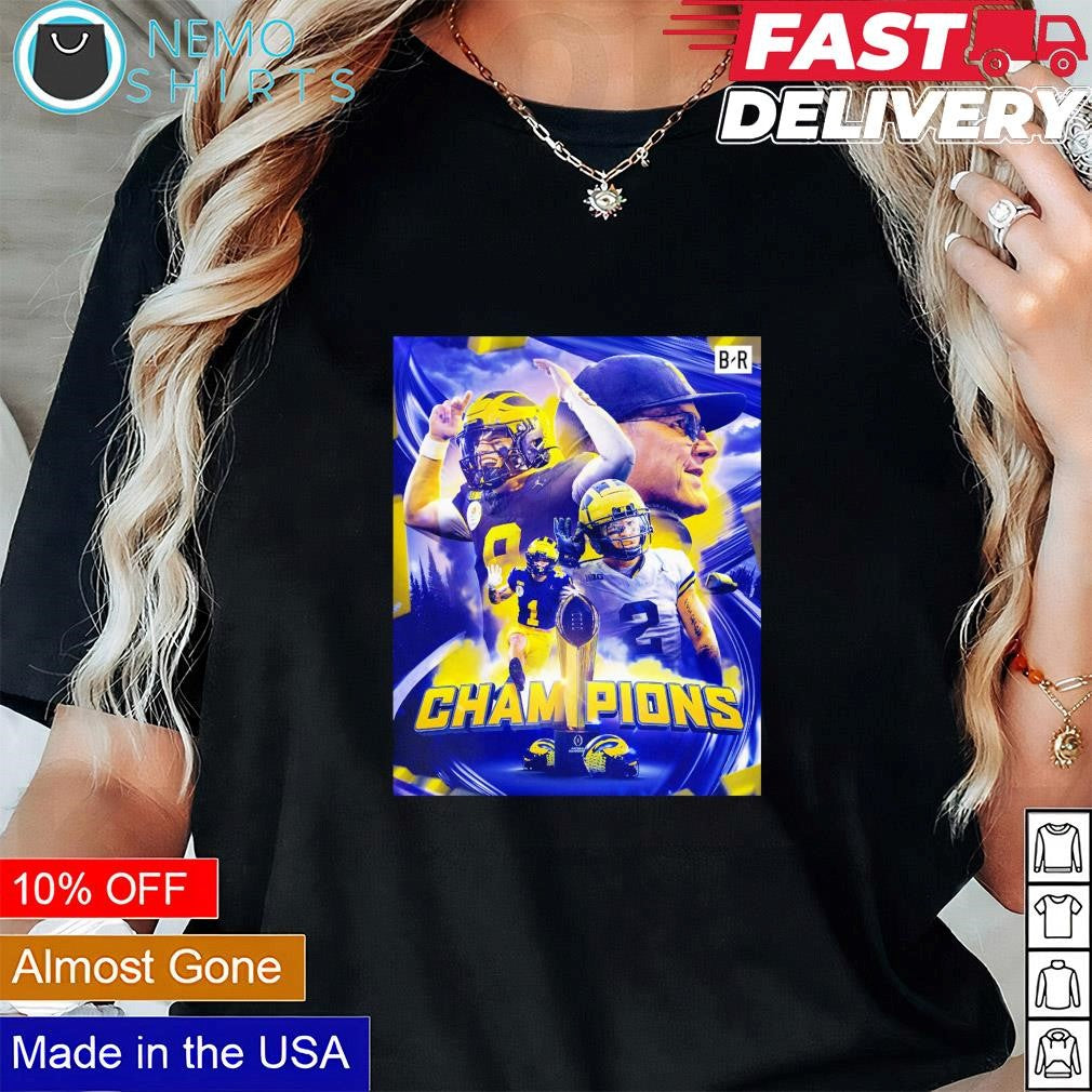 Michigan Wolverines wins the national championship - Adult & Kids T-Shirts, Sweatshirts & Hoodies apparel design preview 1