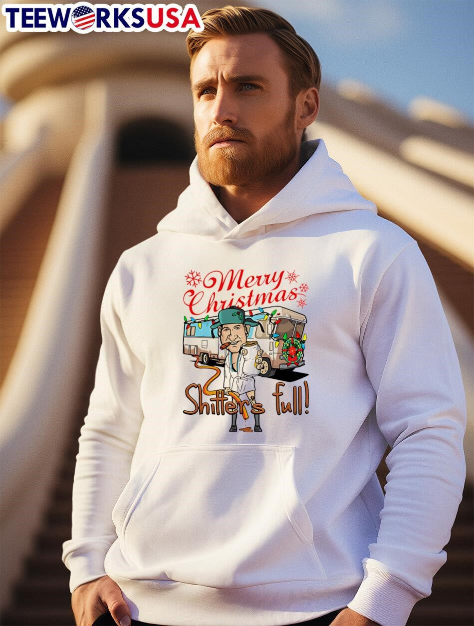 Merry Christmas Shiter's full - Adult & Kids T-Shirts, Sweatshirts & Hoodies apparel design preview 2